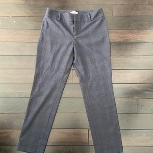Plaid women’s trousers